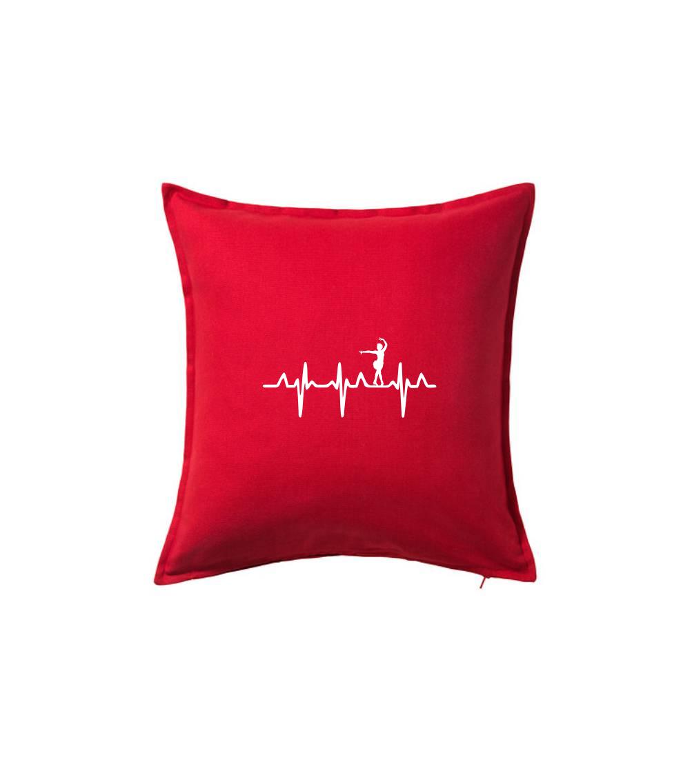 EKG tanečnice salsy - Vankúš 50x50