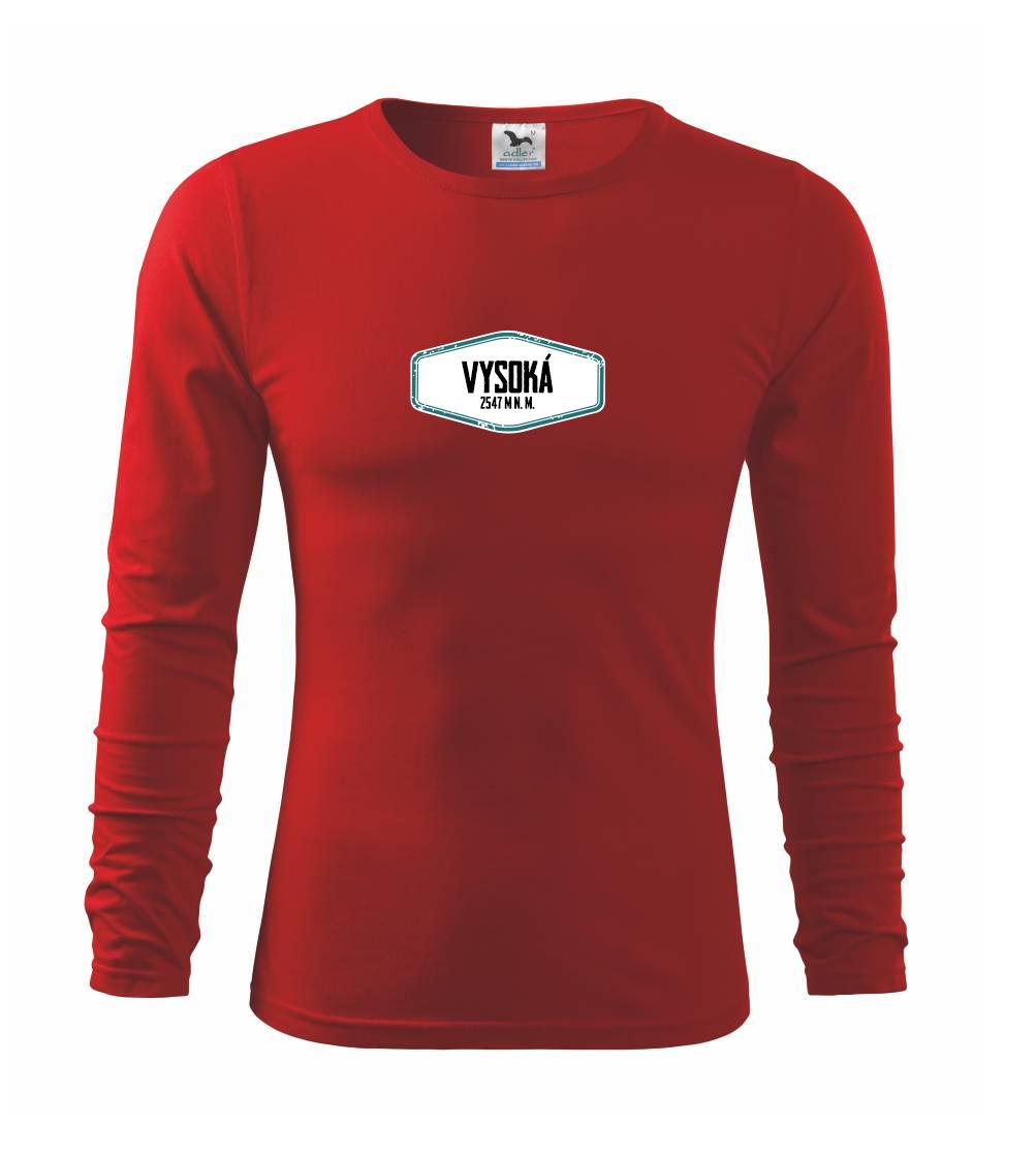 Vrchol Vysoká - Tričko s dlhým rukávom FIT-T long sleeve
