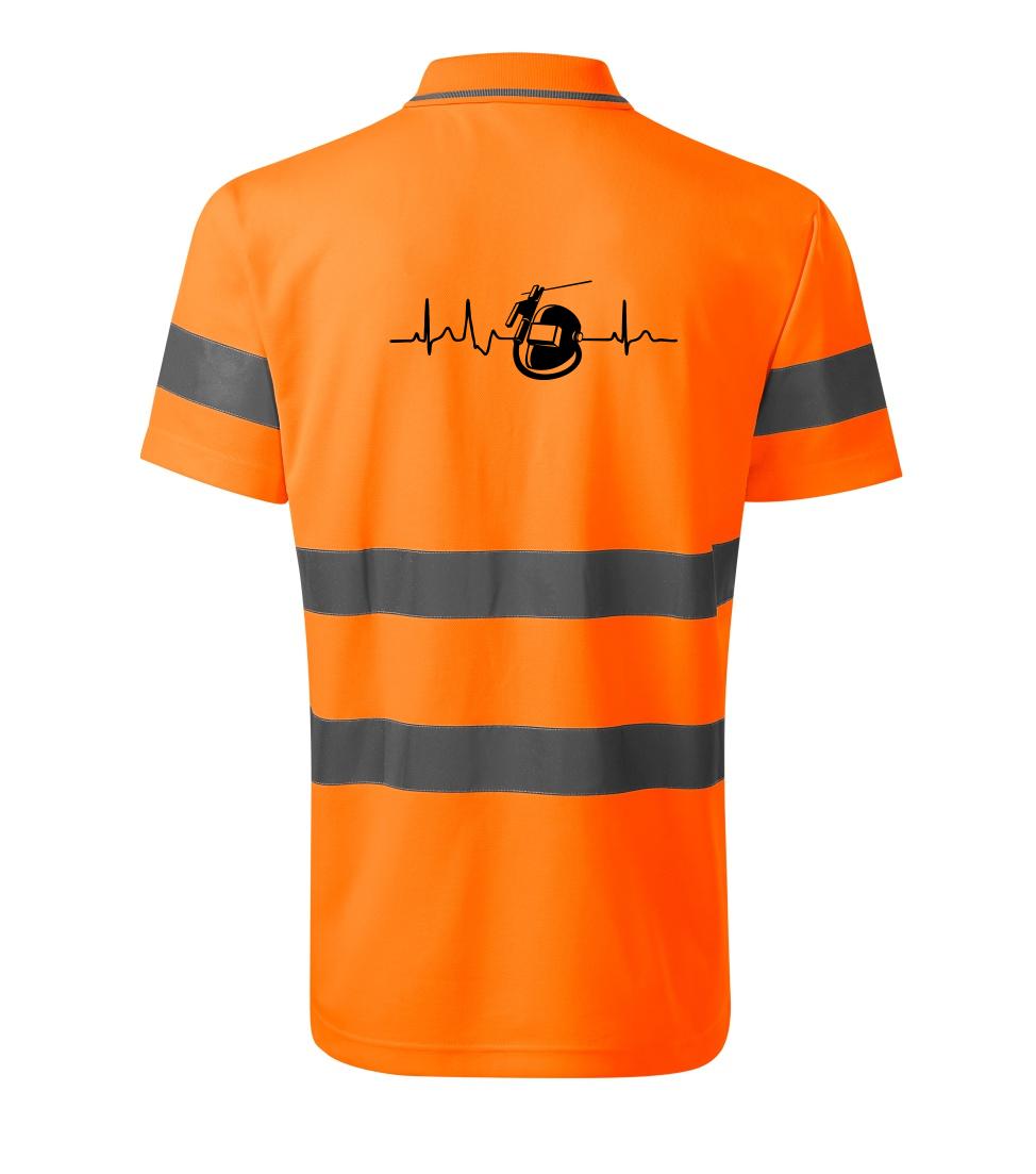 EKG zvárač - HV Runway 2V9 - Reflexné polokošeľa