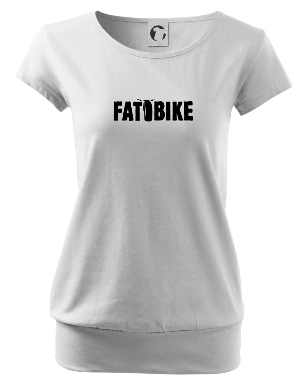 Fat bike nápis - Voľné tričko city