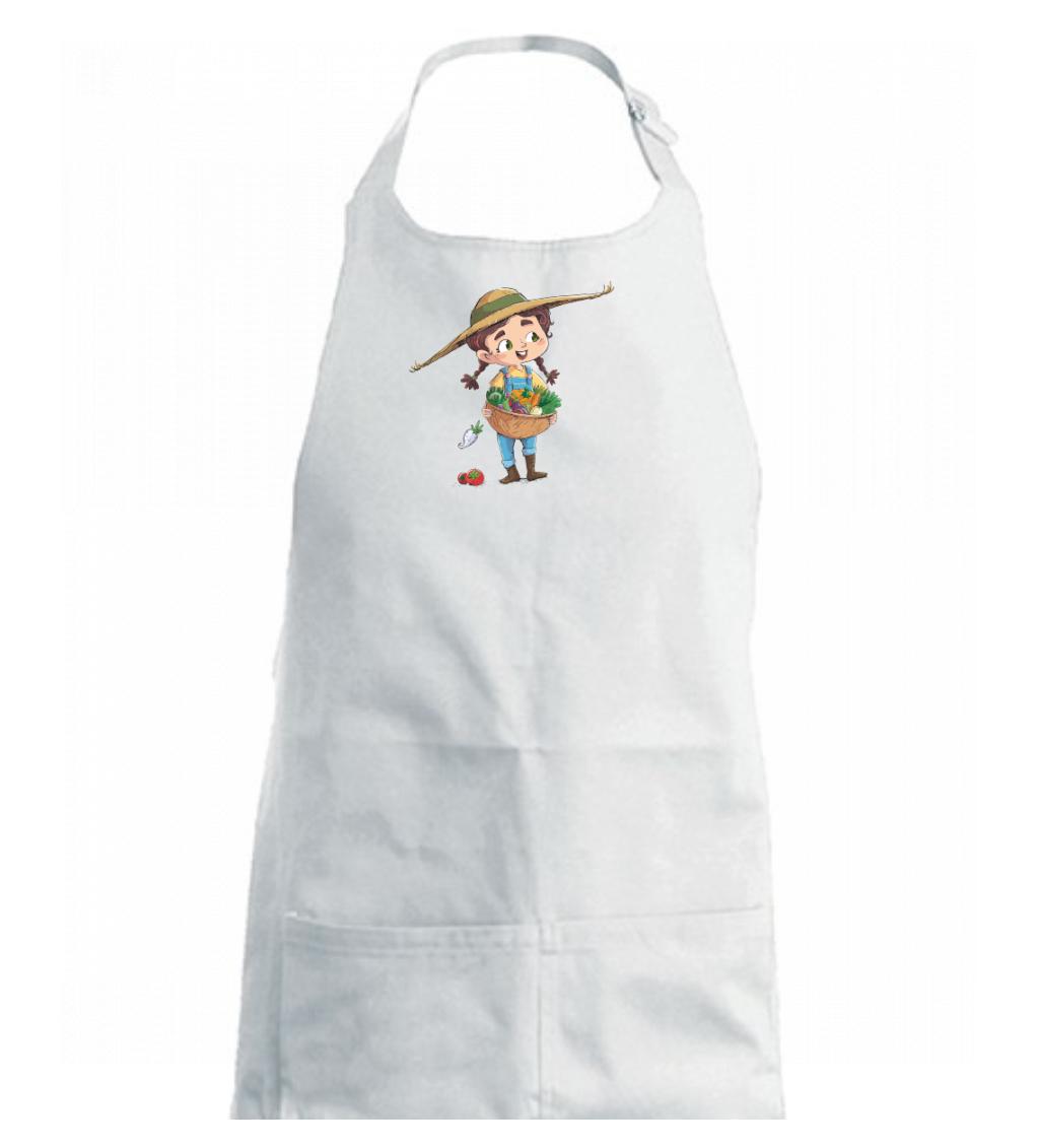Malá farmárka - Detská zástera na varenie
