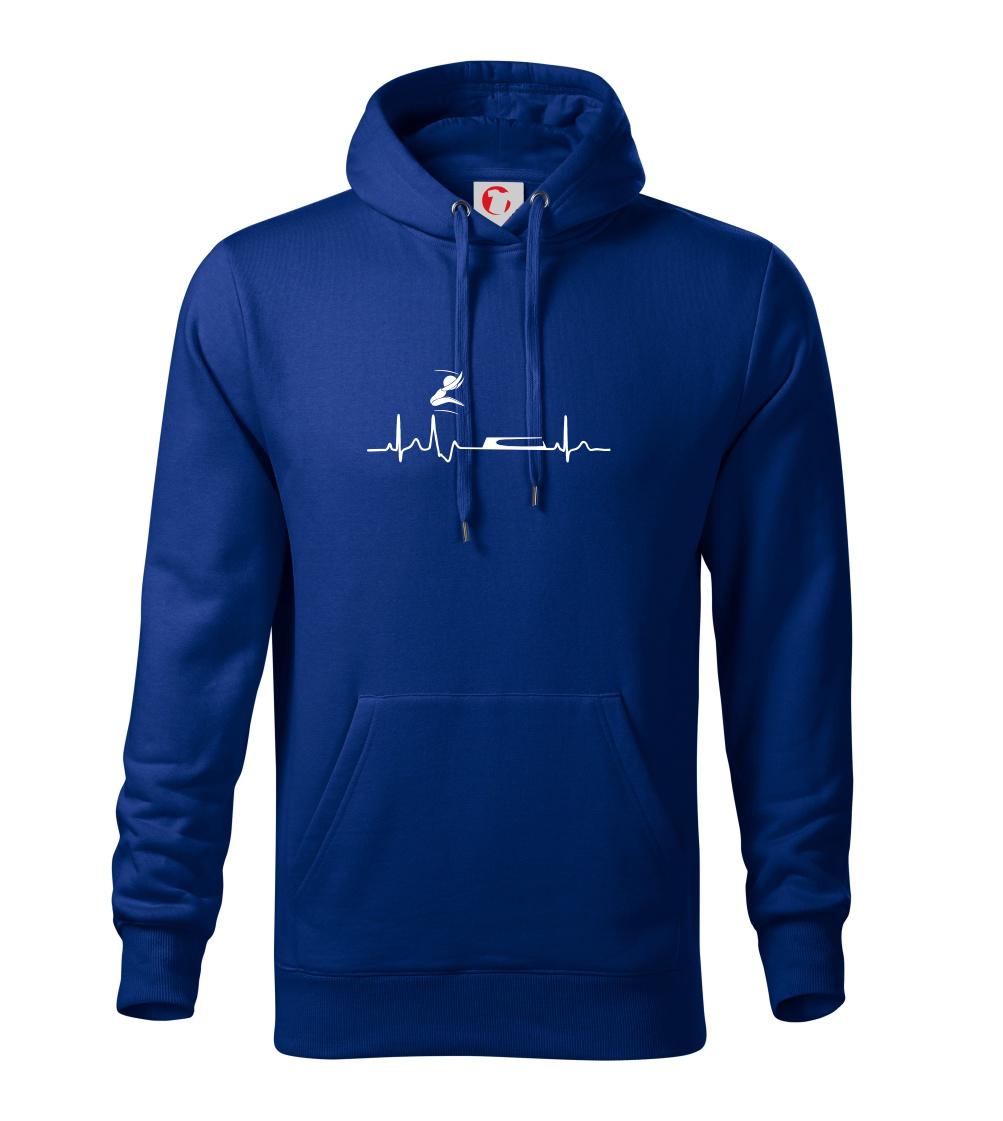 EKG skok do diaľky - Mikina s kapucňou hooded sweater