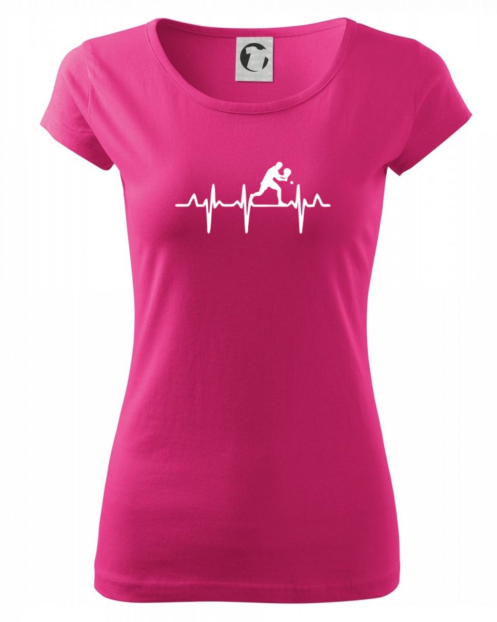 EKG stolný tenista stojaci - Pure dámske tričko