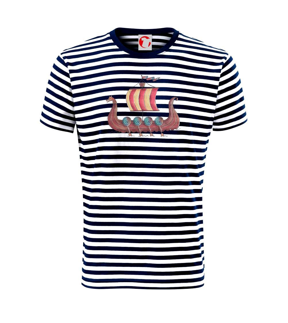 Viking loď - Unisex tričko na vodu
