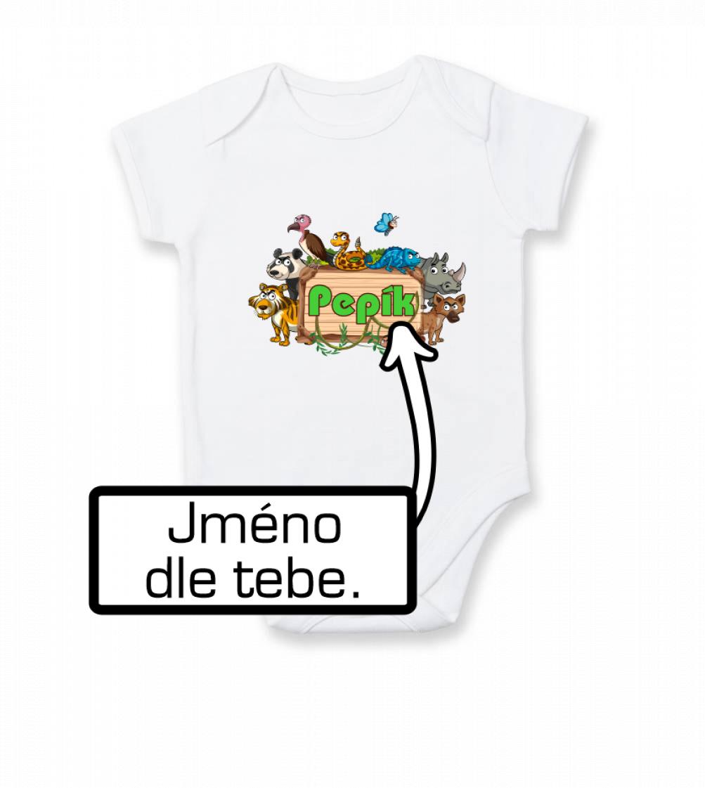 Zvieratká a meno - Dojčenské body