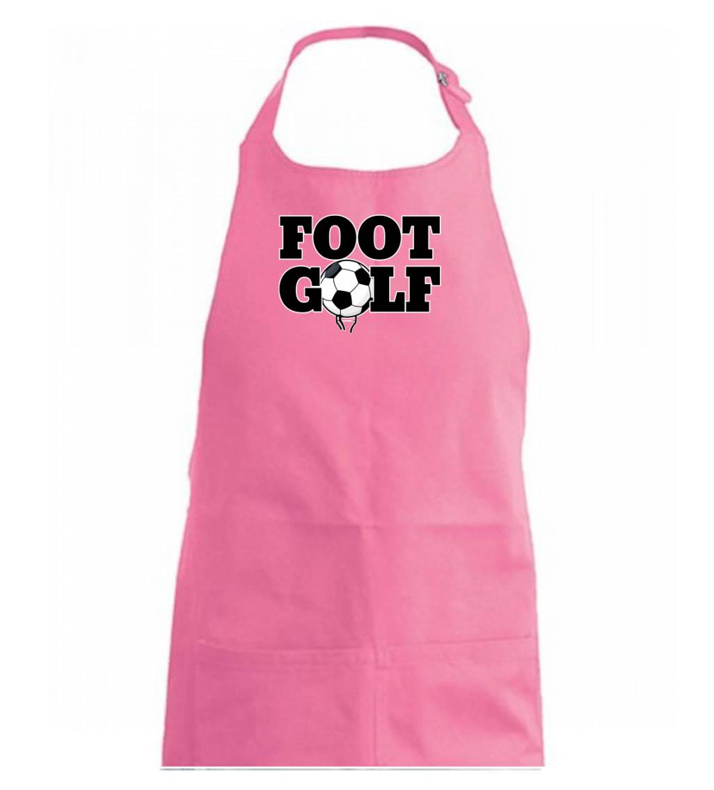 Footgolf nápis - Zástěra na vaření  