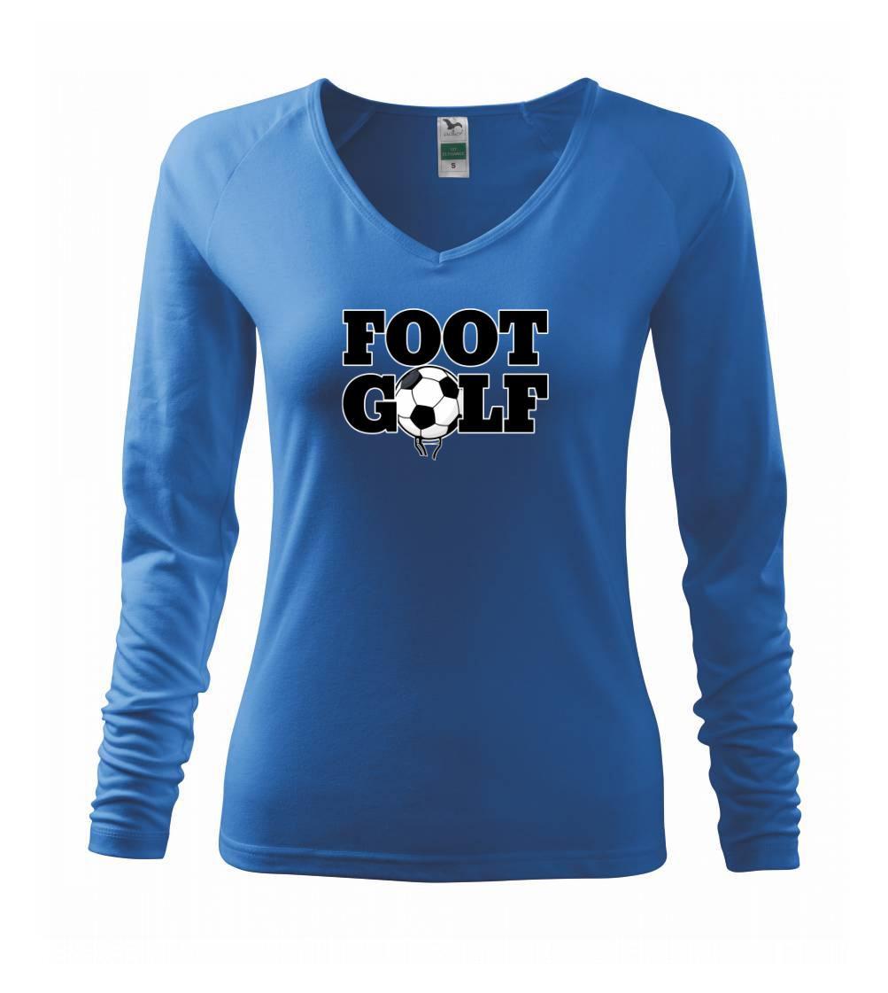 Footgolf nápis - Tričko dámske Elegance