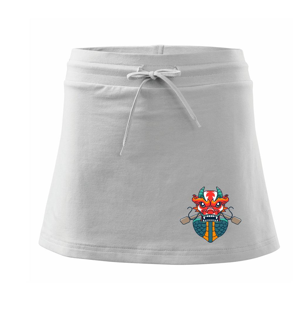 Dračia loď spredu - Športová sukne - two in one