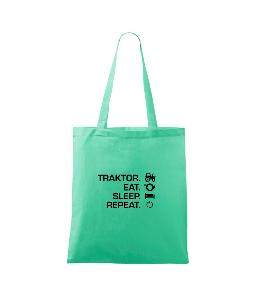 Traktor eat sleep repeat - Taška malá