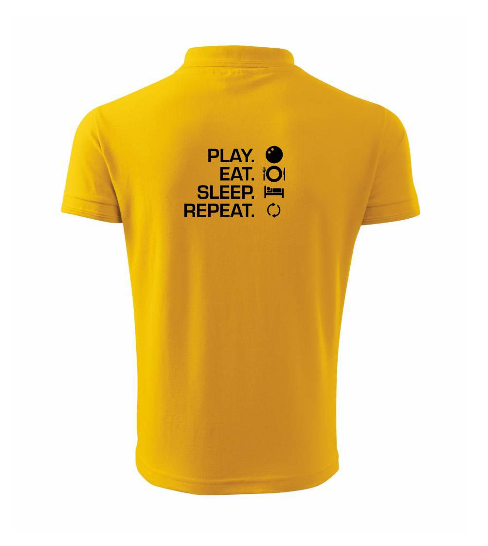 Play eat sleep squash - Polokošeľa pánska Pique Polo 203