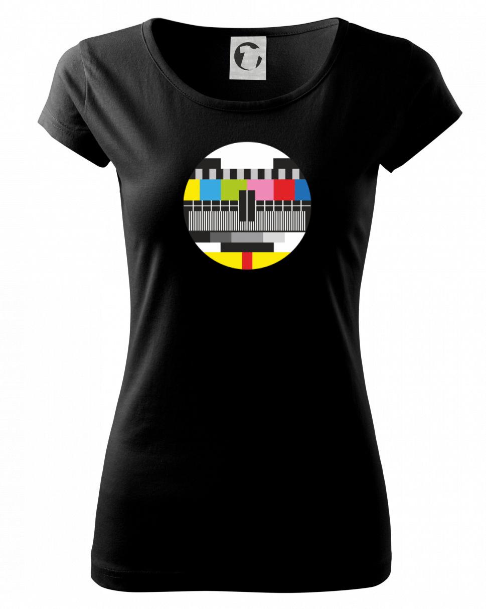 No signal televízny obrazec - Pure dámske tričko