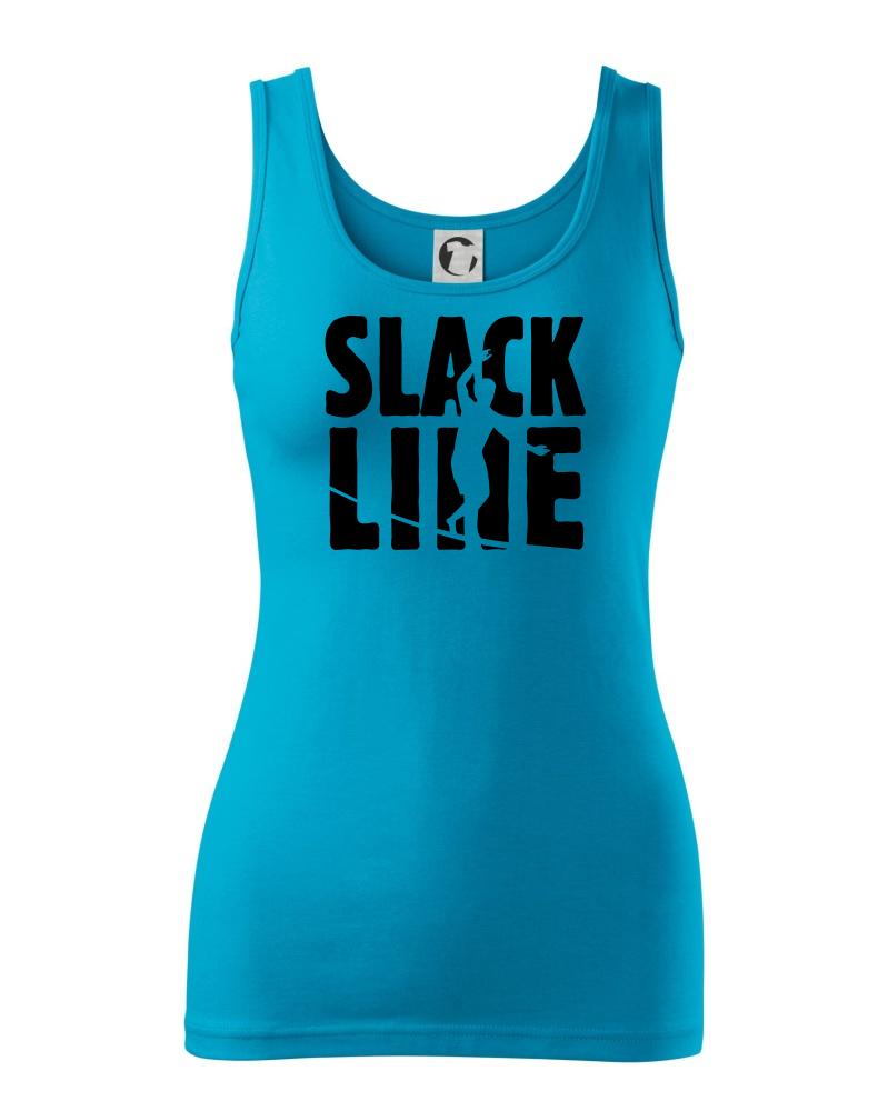 Slackline nápis - Tielko triumph