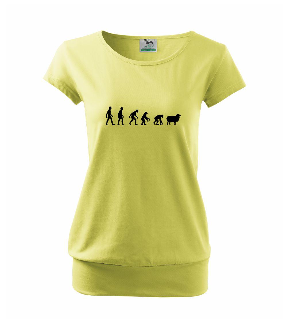 Evolúcia ovce - Voľné tričko city