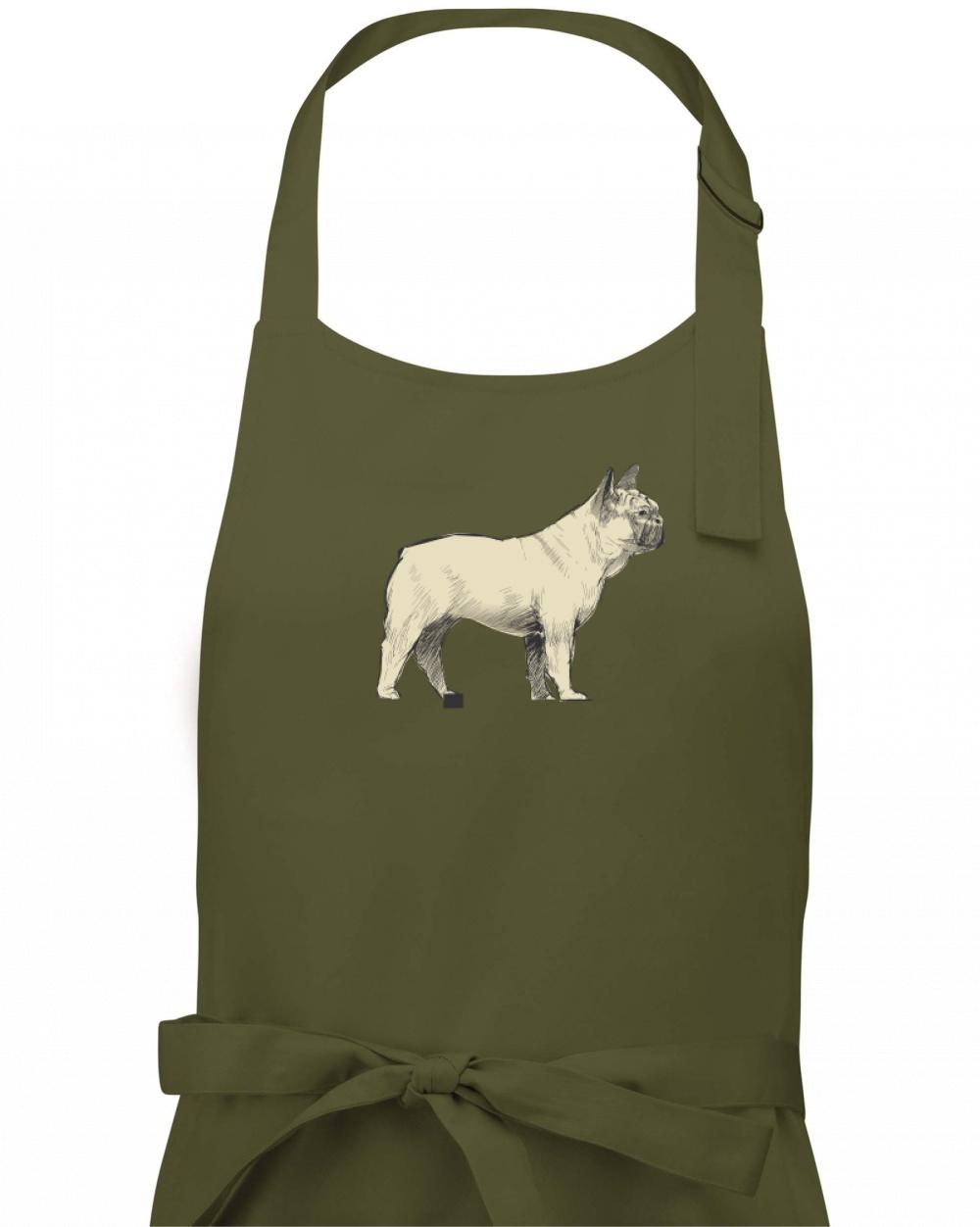 Vintage French bulldog - Zástera klasická