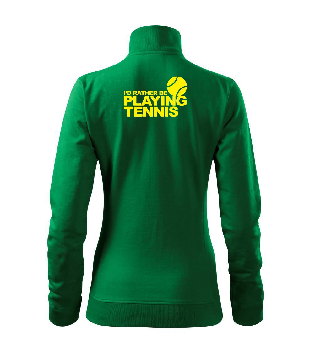 Playing tennis - Mikina dámska Viva bez kapucne