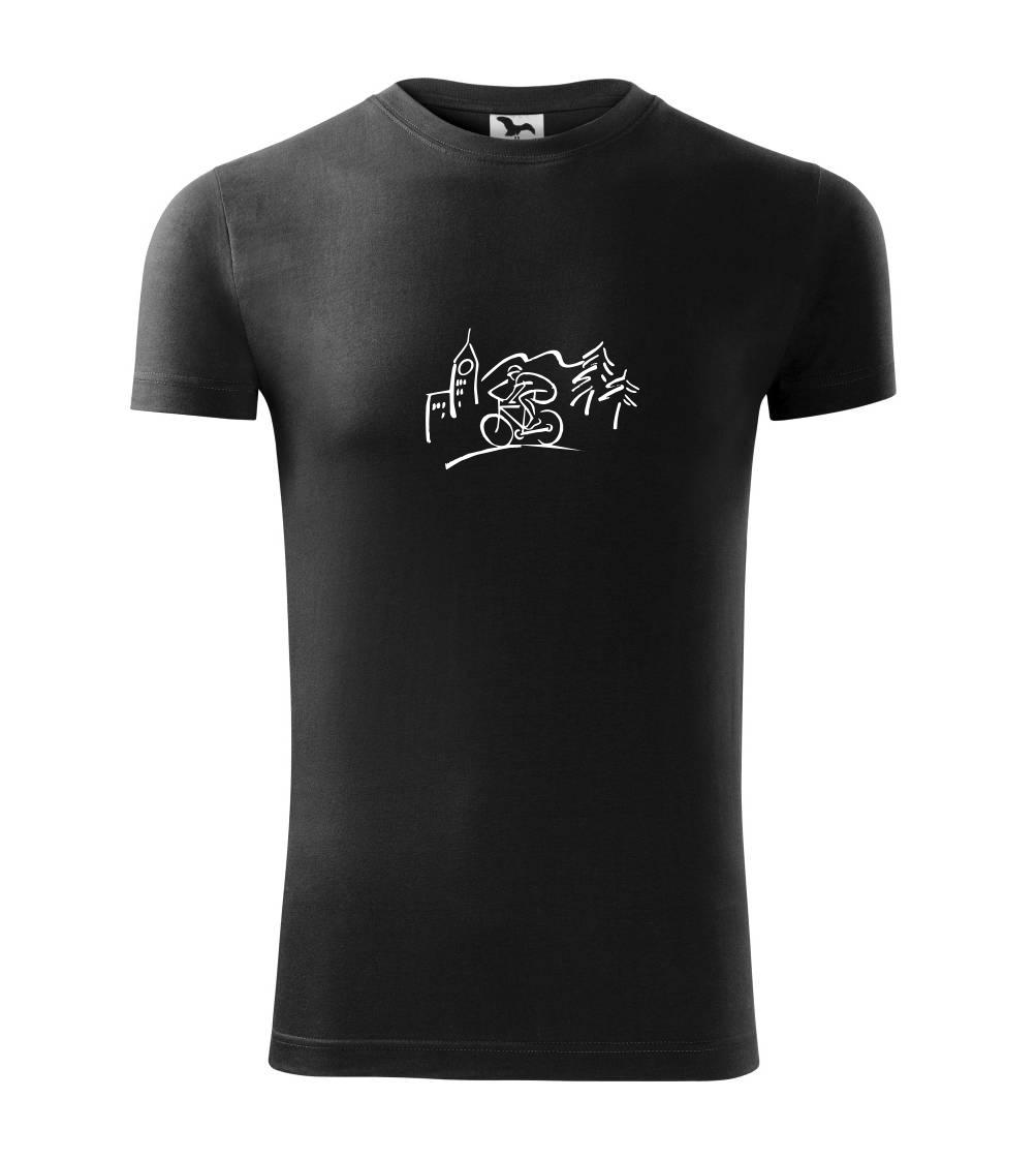 Cyklista na výlete - Viper FIT pánske tričko