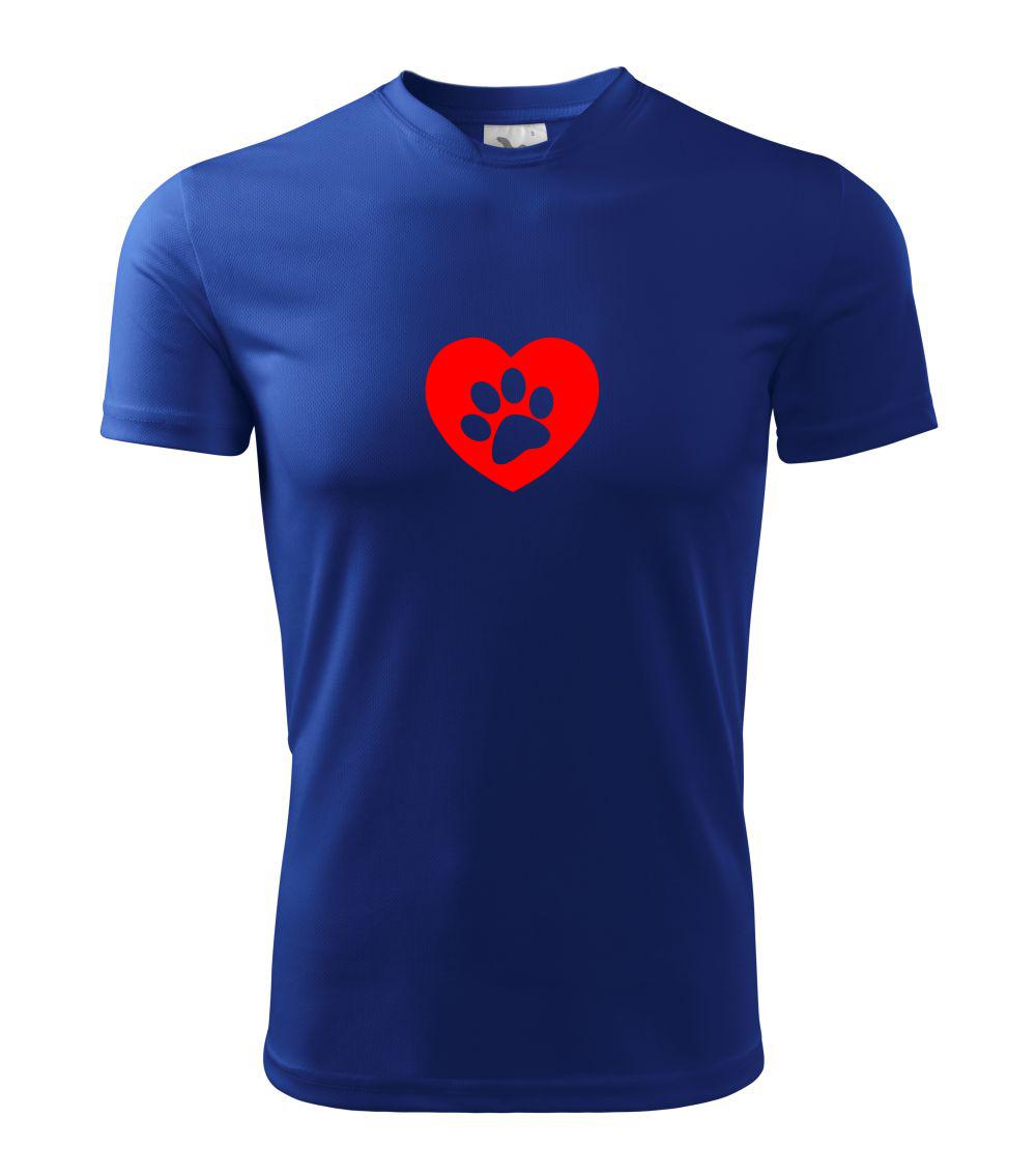 Labka v srdci - Detské tričko fantasy športové tričko