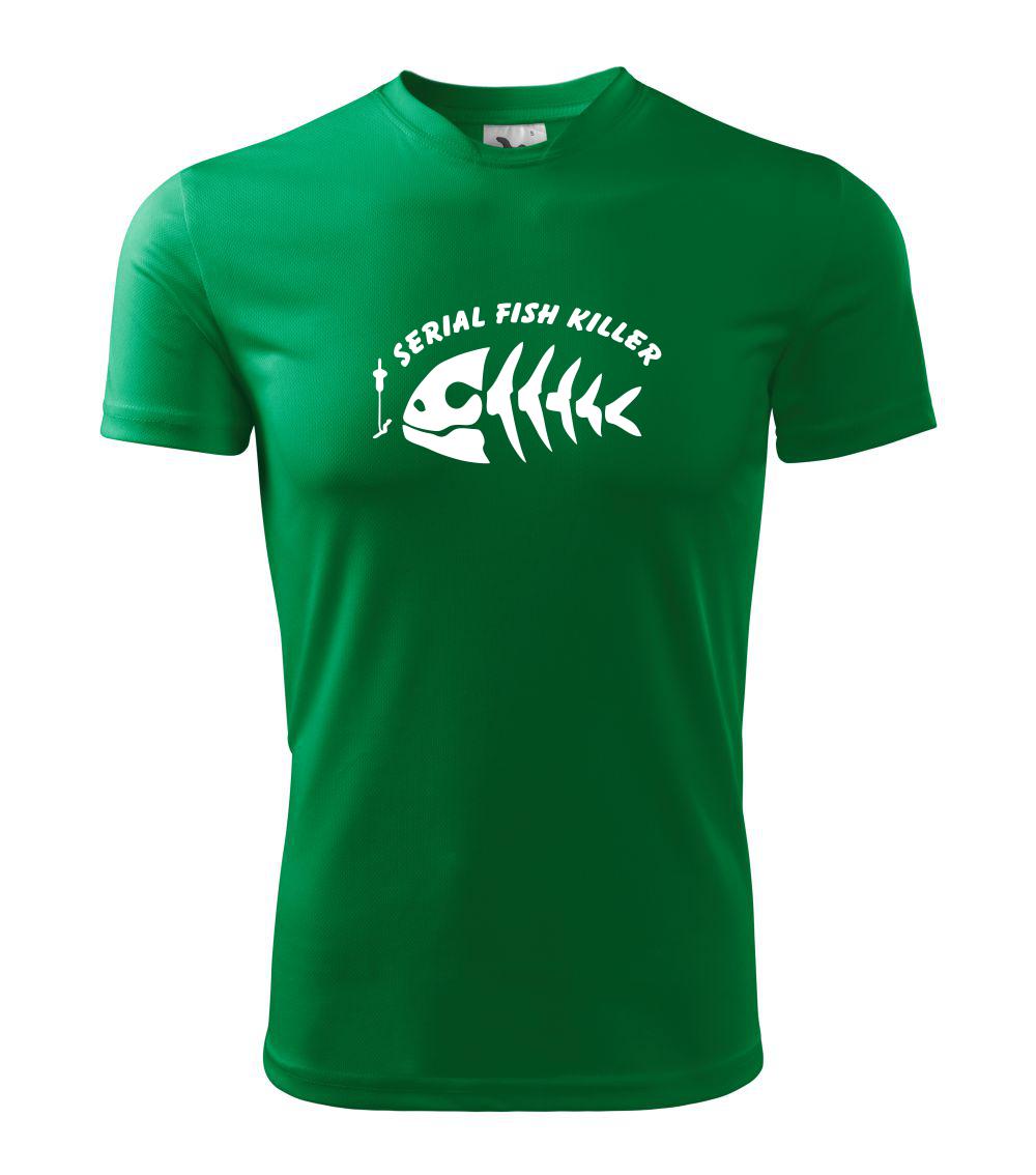 Rybaření - Serial fish killer - Detské tričko fantasy športové tričko