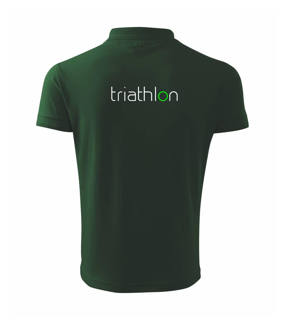 Triathlon nápis - Polokošeľa pánska Pique Polo 203