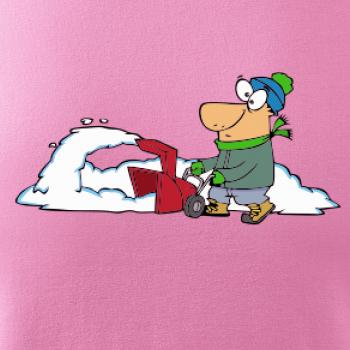 Frézování sněhu kreslené