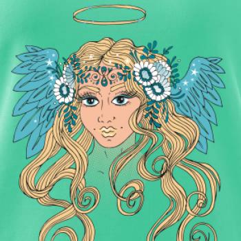 Anjel maľovaný - žena (Pecka design)