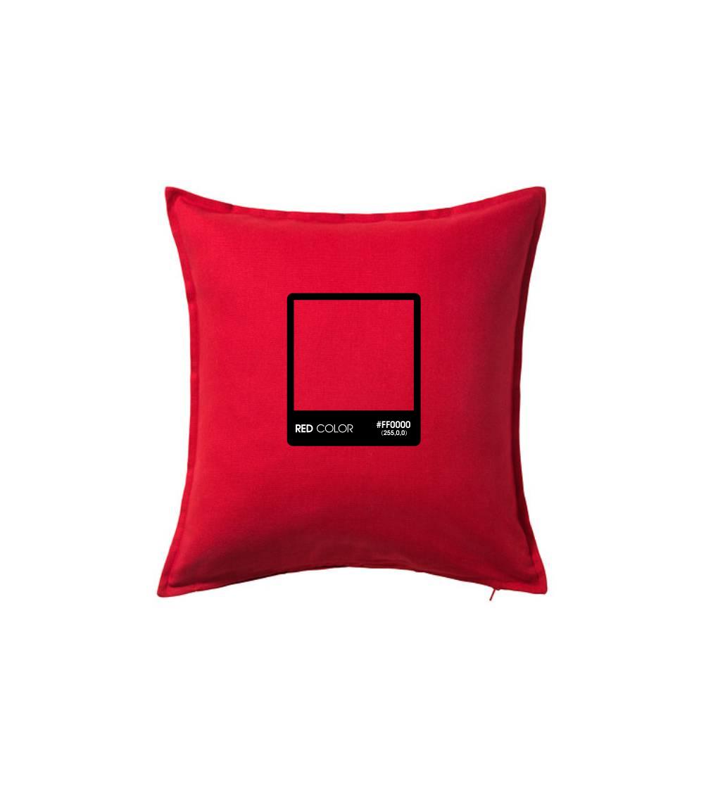 Tričká pre fotografov - RGB red - Vankúš 50x50