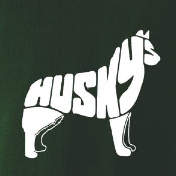 Husky - text v těle