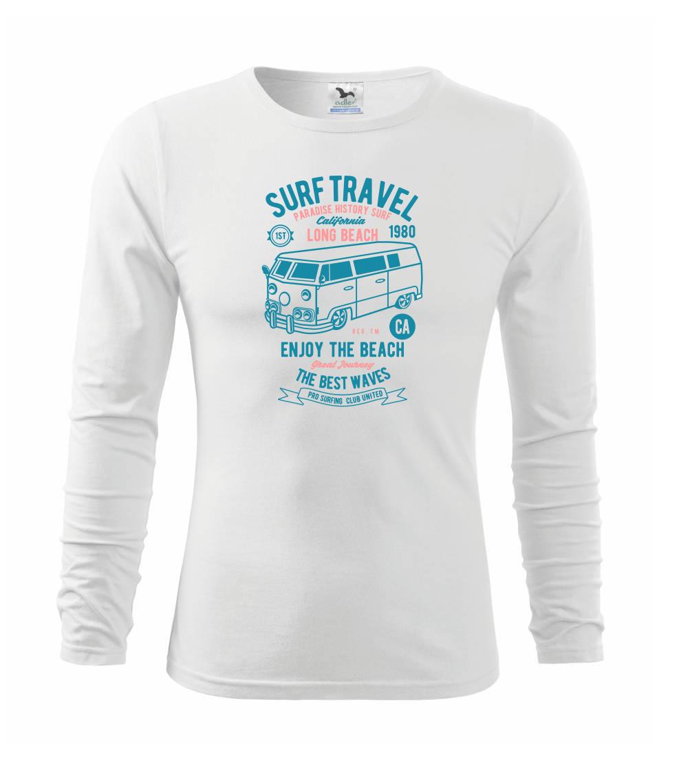Surferske tričká - Surf Travel - Tričko detské Long Sleeve