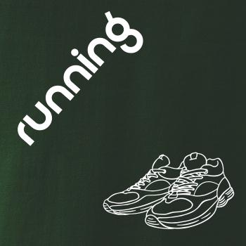 Running nápis šikmo