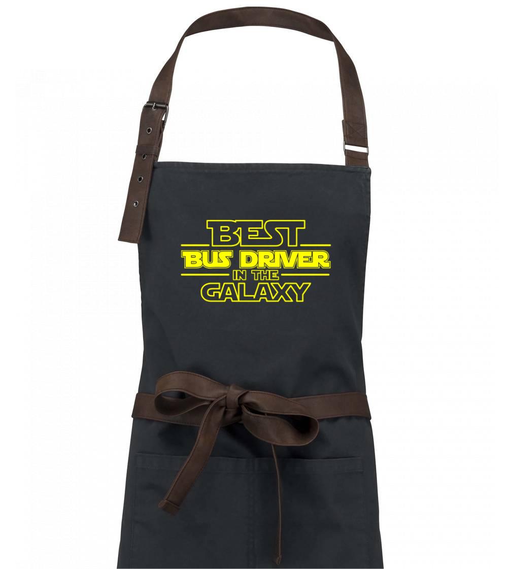 Tričká s vlakmi a autobusmi - Best bus driver in galaxy - Zástera Vintage