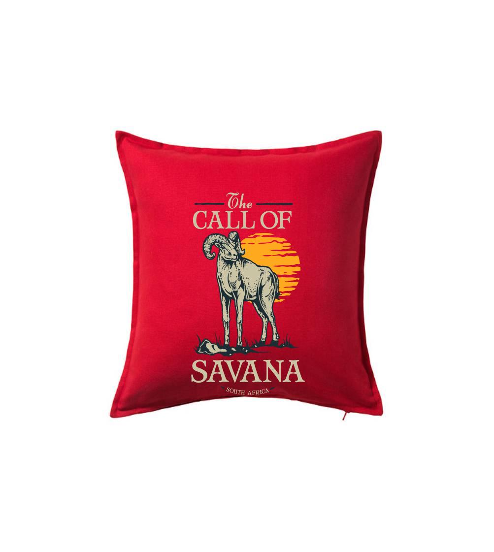 Tričká so zvieratami - Savana koza - Vankúš 50x50