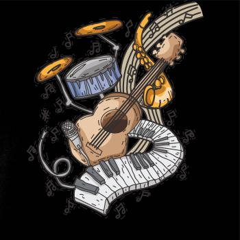 Hudobné nástroje v notách