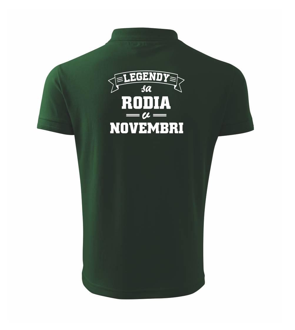 Legendy sa rodia v novembri Legendy sa rodia v novembri