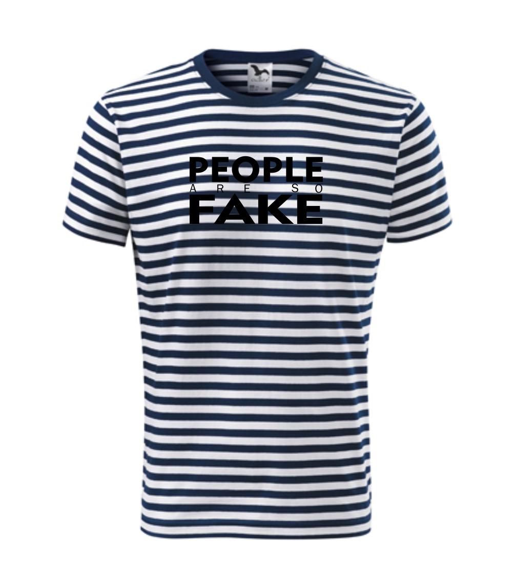 Ostatné nápisy - Fake people - Tričko na vodu