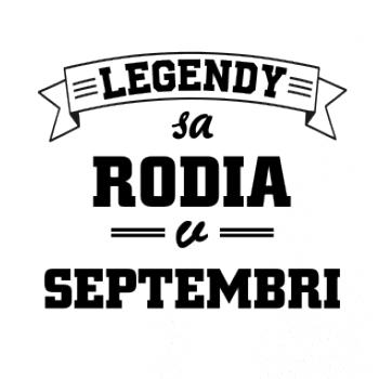 Legendy sa rodia v septembri
