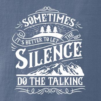 Nature talking about silence