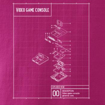 Nákres TV videohra na kazety