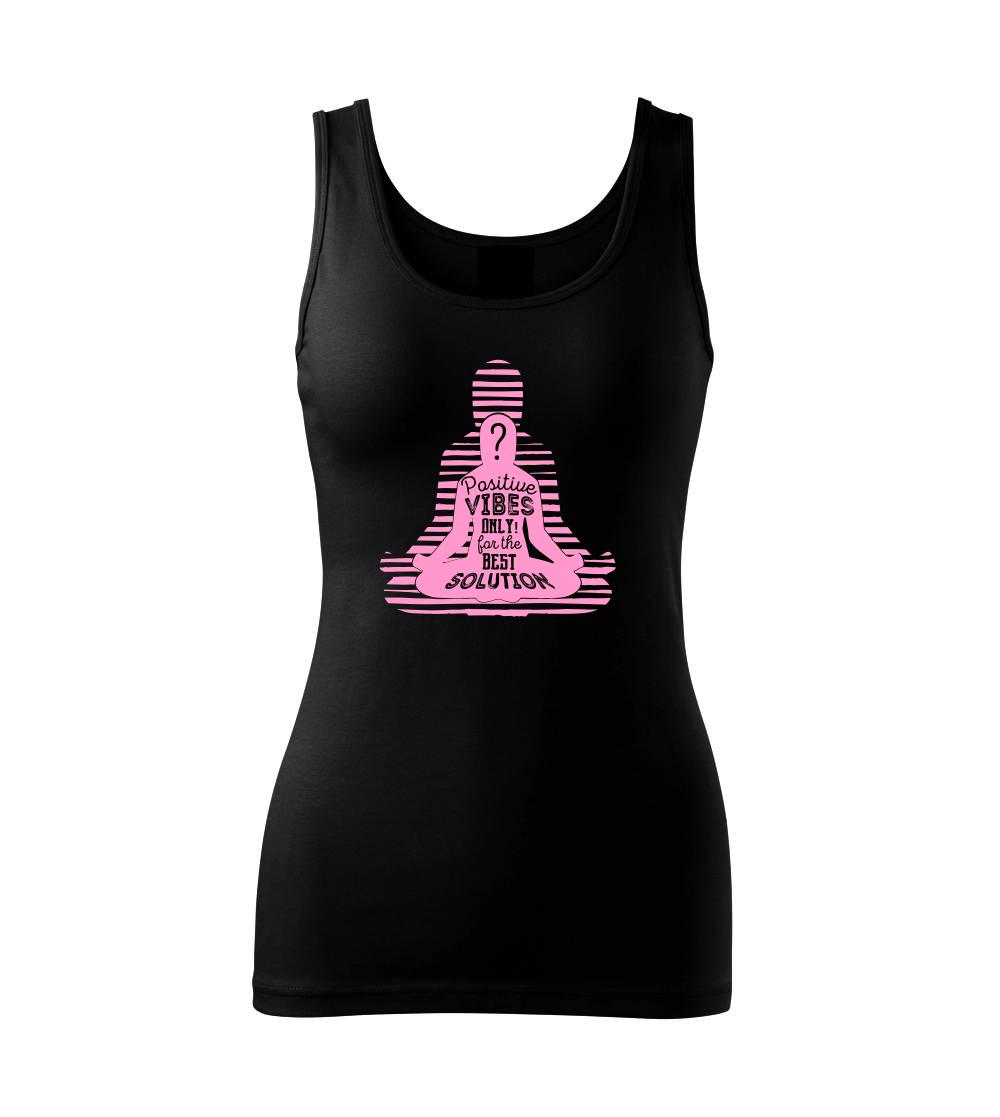 Joga - positive vibes only ružová Joga - positive vibes only ružová