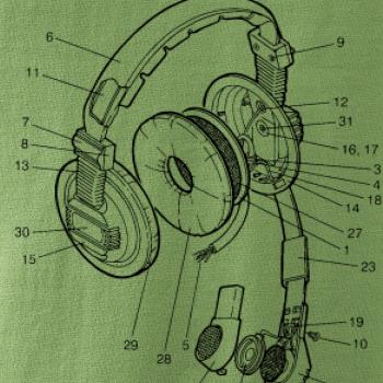 Nákres slúchadlo pre pilota