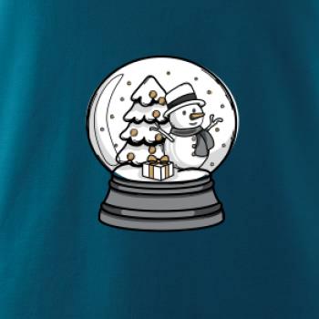 Sněhová koule se sněhulákem