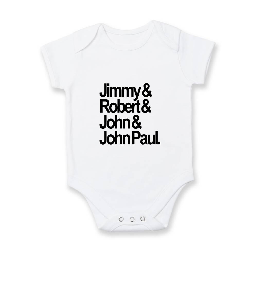 Jimmy Robert John John Paul - Body dojčenské s krátkym rukávom