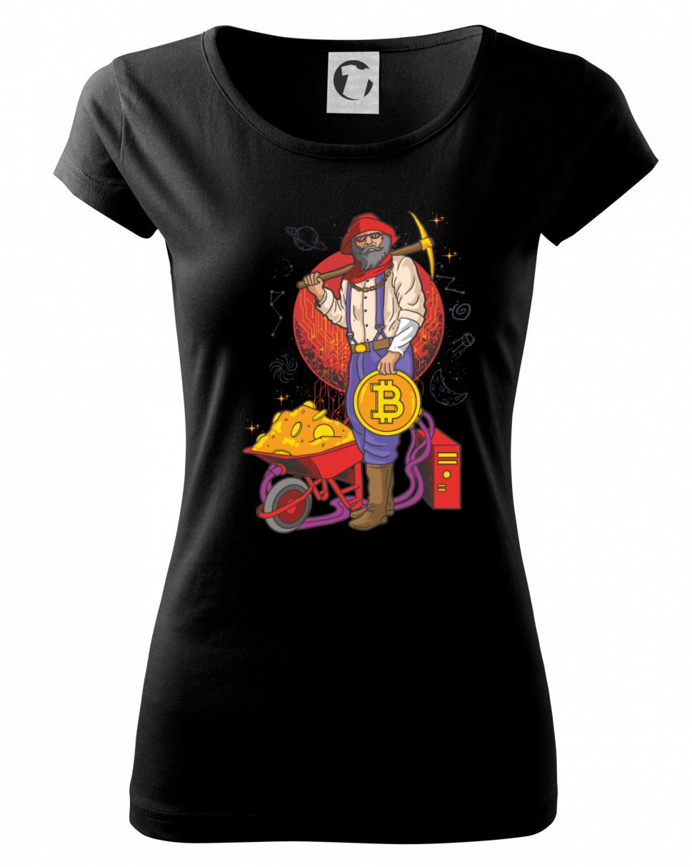 Baník ťaží Bitcoiny