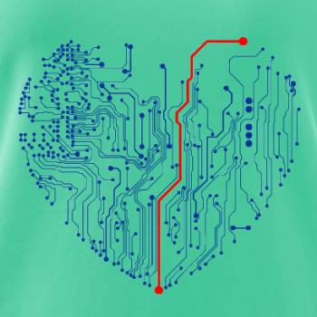 Tlačený spoj srdce Tlačený spoj srdce