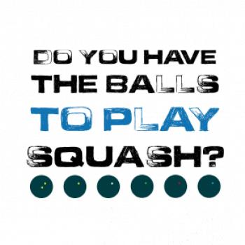 Do you have the balls to play squash Do you have the balls to play squash