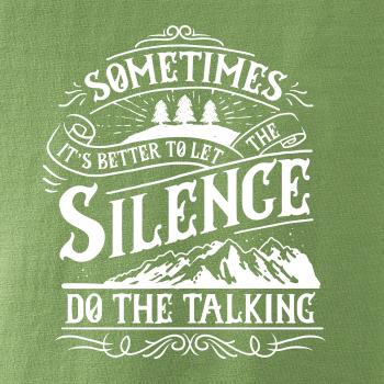 Nature talking about silence