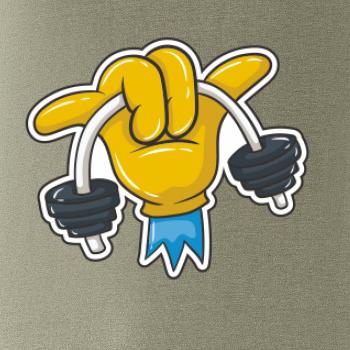 Comics ruka a činka