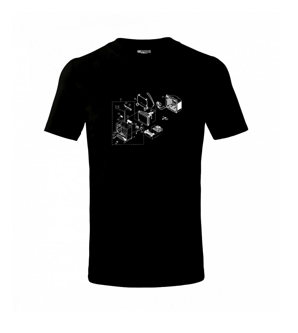 Nákres starý CRT televízor