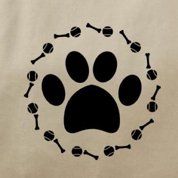 Labka lopta kosť pes