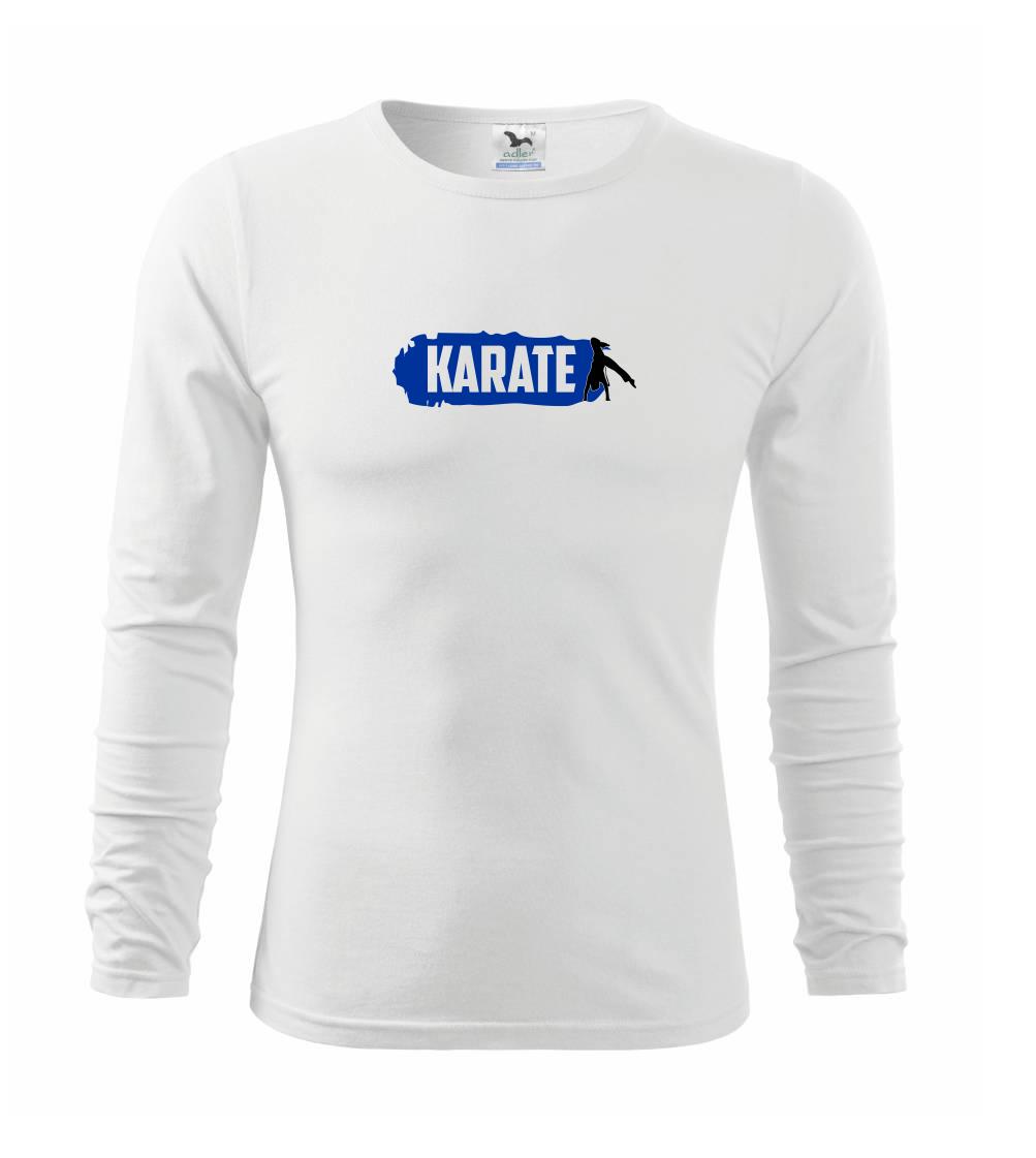 Tričká Karate - Karate nápis - Tričko detské Long Sleeve