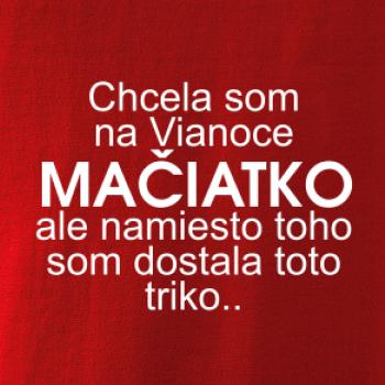 Chcela som na Vianoce mačiatko